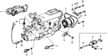 Diagram for Honda Civic Alternator Bracket - 31113-657-010