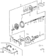 Diagram for 1985 Honda Accord Brake Booster - 46400-SA5-013