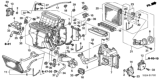 Diagram for 2007 Honda Odyssey Heater Core - 79115-SHJ-A01