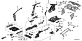 Diagram for Honda Civic Floor Pan - 04655-TR5-A31ZZ