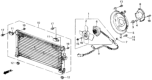 Diagram for 1989 Honda Accord Cooling Fan Assembly - 38610-PH4-661
