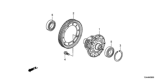 Diagram for Honda Fit Differential - 41100-RF8-E00