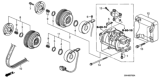 Diagram for Honda Pilot A/C Clutch - 38900-P8F-A01