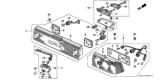 Diagram for Honda CRX Brake Light - 34270-SH2-A01ZB