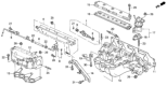 Diagram for 1997 Honda Odyssey EGR Valve - 18011-P0A-900