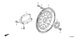 Diagram for 2017 Honda Pilot Flywheel - 26250-5J4-000