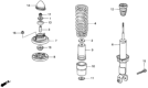 Diagram for Honda Del Sol Shock Absorber - 52611-ST7-A01