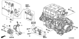 Diagram for 2007 Honda Ridgeline Alternator Bracket - 31113-RJE-A01