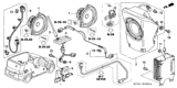 Diagram for Honda Element Antenna Base - 39152-SCV-A11