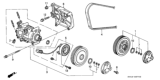 Diagram for 1994 Honda Accord A/C Clutch - 38011-P0A-A04