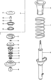 Diagram for 1982 Honda Civic Coil Springs - 51401-SA4-921