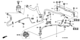 Diagram for 2010 Honda Element Power Steering Hose - 53713-SCV-A05