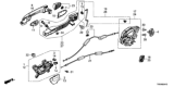 Diagram for 2012 Honda Civic Door Handle - 72620-TR0-A01ZC