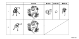 Diagram for 2015 Honda Crosstour Ignition Lock Cylinder - 06350-TY4-A02