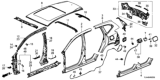 Diagram for Honda Fuel Door Hinge - 74494-S84-A10