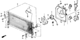 Diagram for Honda Prelude Cooling Fan Assembly - 38611-PK1-003