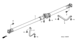 Diagram for 2006 Honda CR-V Drive Shaft - 40100-SCA-A01