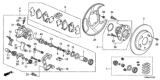 Diagram for 2014 Honda Civic Wheel Bearing - 42200-TR3-A02