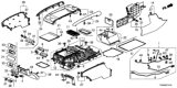 Diagram for 2019 Honda Odyssey Cup Holder - 83416-THR-A11ZA