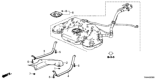 Diagram for Honda Accord Hybrid Fuel Tank Strap - 17521-TWA-A01