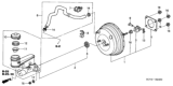 Diagram for 2005 Honda Element Brake Booster - 01469-SCV-A00