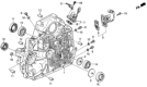 Diagram for 1994 Honda Prelude Bellhousing - 21111-PX4-700