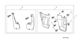 Diagram for Honda Element Mud Flaps - 08P08-SCV-1B1R1
