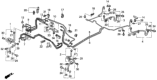 Diagram for 1995 Honda Del Sol Brake Line - 46340-SR2-010