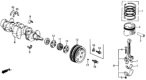 Diagram for 1991 Honda Civic Harmonic Balancer - 56990-PM6-003