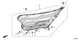 Diagram for Honda CR-V Headlight - 33100-TLA-A11