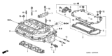 Diagram for 2005 Honda Accord Hybrid Intake Manifold - 17160-RCJ-A00