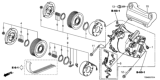 Diagram for 2013 Honda Civic A/C Compressor - 38800-RX0-A01RM