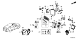 Diagram for 2019 Honda Clarity Electric Fuse Box - 38200-TRV-A01