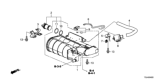 Diagram for 2017 Honda Accord EGR Tube - 17382-T2A-A00