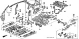 Diagram for Honda Civic Floor Pan - 65100-S01-A00ZZ