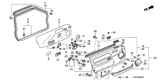 Diagram for Honda CRX Door Seal - 72321-SH2-A20