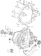 Diagram for 1981 Honda Civic Automatic Transmission Seal - 91206-611-005