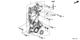 Diagram for 2015 Honda Civic Timing Cover - 11410-RW0-000