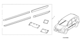 Diagram for 2013 Honda CR-V Door Moldings - 08P05-T0A-160