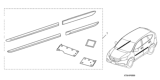 Diagram for 2012 Honda CR-V Door Moldings - 08P05-T0A-170