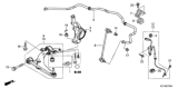 Diagram for 2010 Honda Insight Sway Bar Link - 51320-TF0-003