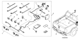 Diagram for Honda Ridgeline Parking Assist Distance Sensor - 08V67-T6Z-110K