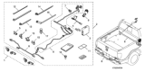 Diagram for 2020 Honda Ridgeline Parking Assist Distance Sensor - 08V67-T6Z-110K