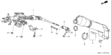 Diagram for Honda Odyssey Steering Column - 53200-S0X-A53