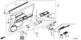 Diagram for 2014 Honda Accord Door Trim Panel - 83550-T2A-P61ZB