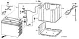 Diagram for 2010 Honda Element Battery Cable - 32600-SCV-A11