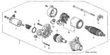 Diagram for 1992 Honda Civic Starter Solenoid - 31210-P30-005