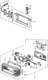 Diagram for 1984 Honda Accord Brake Light - 33500-SA5-672