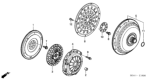 Diagram for 2004 Honda Accord Clutch Disc - 22200-RAA-003