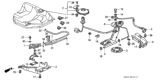 Diagram for Honda CRX Fuel Pump - 17708-SH3-A40